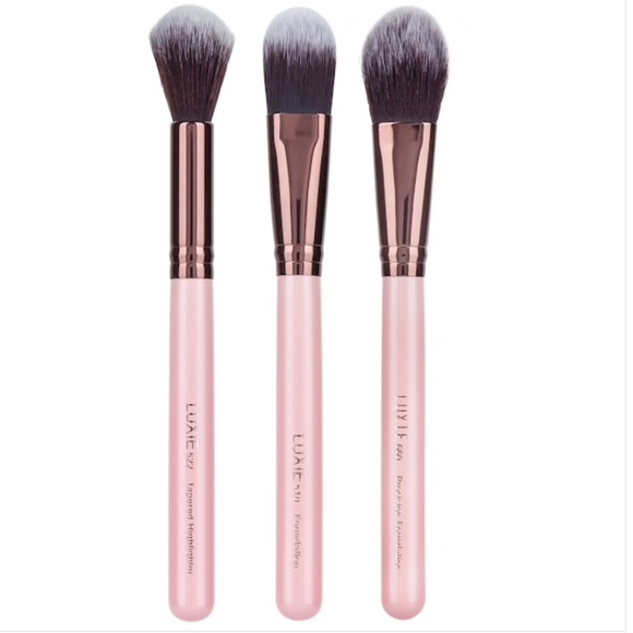 Other - Luxie 3 Piece Face Brush Set Other - Luxie 3 Piece Face Brush Set